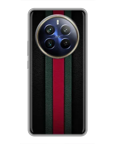 Чехол для Realme 12 Plus с картинкой «Gucci — неоновая линия»