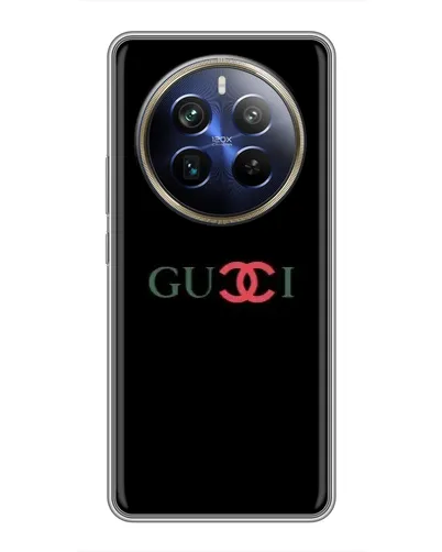 Чехол для Realme 12 Plus с картинкой «Gucci — красный градиент»