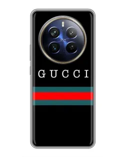Чехол для Realme 12 Plus с картинкой «Gucci — красный пояс»