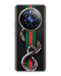 Чохол для Realme 12 Plus з картинкою «Gucci — змія на смузі»