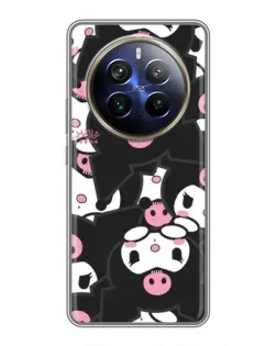 Чехол для Realme 12 Plus с картинкой «Kuromi с сердечком»