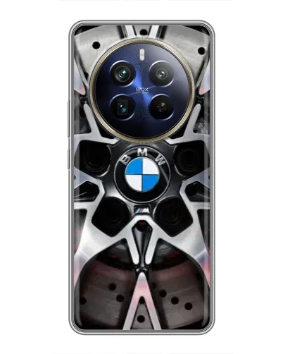 Чехол для Realme 12 Plus с картинкой «BMW — деталь диска»