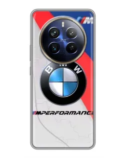 Чехол для Realme 12 Plus с картинкой «BMW Performance стиль»