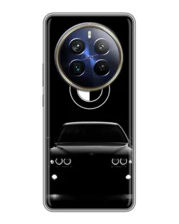 Чехол для Realme 12 Plus с картинкой «BMW — взгляд из темноты»