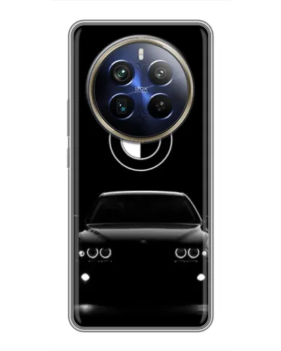 Чехол для Realme 12 Plus с картинкой «BMW — взгляд из темноты»