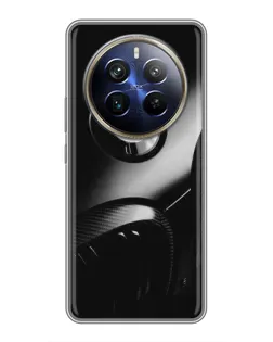 Чехол для Realme 12 Plus с картинкой «Эмблема BMW — макро»