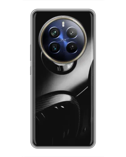 Чехол для Realme 12 Plus с картинкой «Эмблема BMW — макро»