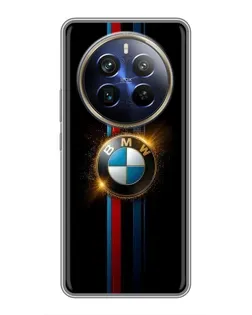 Чехол для Realme 12 Plus с картинкой «BMW M-Power неон»