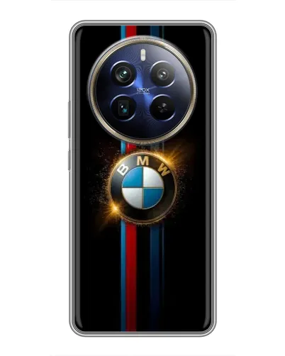 Чехол для Realme 12 Plus с картинкой «BMW M-Power неон»