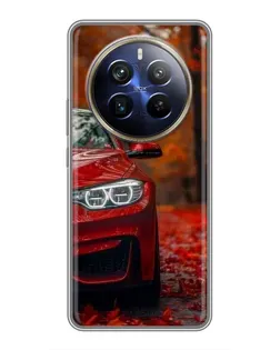 Чехол для Realme 12 Plus с картинкой «Осенняя BMW M4»