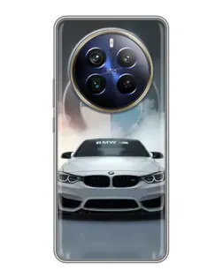 Чохол для Realme 12 Plus з картинкою «BMW в білому диму» Чохол для Realme 12 Plus з картинкою «BMW в білому диму»