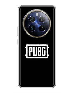 Чехол для Realme 12 Plus с картинкой «Лого BMW — металлический блеск» Чехол для Realme 12 Plus с картинкой «Лого BMW — металлический блеск»