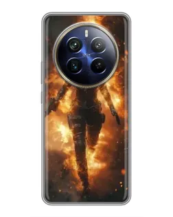 Чехол для Realme 12 Plus с картинкой «BMW — скорость в дожде» Чехол для Realme 12 Plus с картинкой «BMW — скорость в дожде»