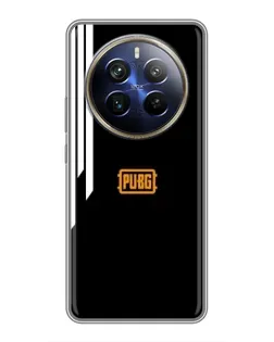 Чехол для Realme 12 Plus с картинкой «PUBG — вертикальные линии» Чехол для Realme 12 Plus с картинкой «PUBG — вертикальные линии»