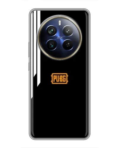 Чехол для Realme 12 Plus с картинкой «PUBG — вертикальные линии» Чехол для Realme 12 Plus с картинкой «PUBG — вертикальные линии»
