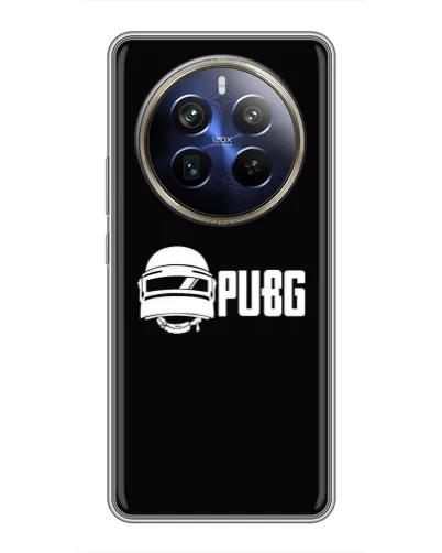 Чехол для Realme 12 Plus с картинкой «PUBG — классический лого» Чехол для Realme 12 Plus с картинкой «PUBG — классический лого»