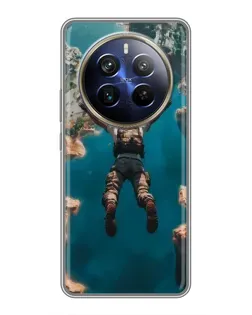 Чехол для Realme 12 Plus с картинкой «PUBG — свободное падение»