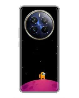 Чехол для Realme 12 Plus с картинкой «Одинокий герой на планете» Чехол для Realme 12 Plus с картинкой «Одинокий герой на планете»