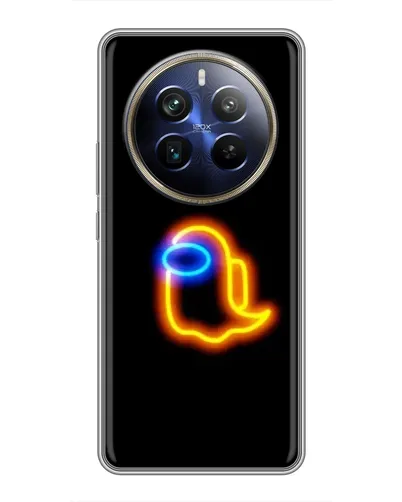 Чехол для Realme 12 Plus с картинкой «Among Us неоновое сияние» Чехол для Realme 12 Plus с картинкой «Among Us неоновое сияние»
