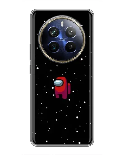 Чехол для Realme 12 Plus с картинкой «Красный Among Us» Чехол для Realme 12 Plus с картинкой «Красный Among Us»