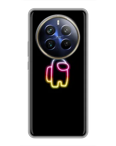 Чехол для Realme 12 Plus с картинкой «Among Us градиент» Чехол для Realme 12 Plus с картинкой «Among Us градиент»