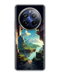 Чехол для Realme 12 Plus с картинкой «Вид из пещеры»