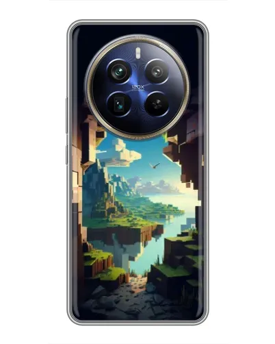 Чехол для Realme 12 Plus с картинкой «Вид из пещеры»