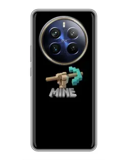 Чехол для Realme 12 Plus с картинкой «Алмазная кирка»