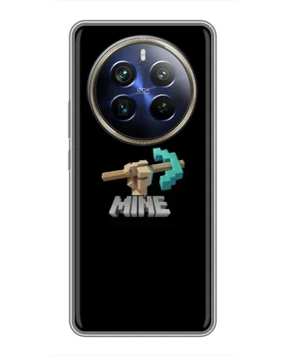 Чехол для Realme 12 Plus с картинкой «Алмазная кирка»