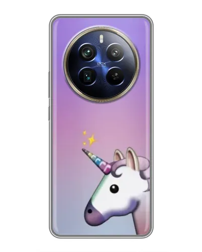 Чохол для Realme 12 Plus з картинкою «Єдиноріг градієнт»