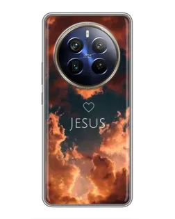 Чехол для Realme 12 Plus с картинкой «Сияние Имени Jesus»