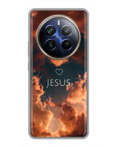Чехол для Realme 12 Plus с картинкой «Сияние Имени Jesus» Чехол для Realme 12 Plus с картинкой «Сияние Имени Jesus»