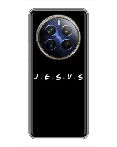 Чехол для Realme 12 Plus с картинкой «Точки веры J.E.S.U.S.» Чехол для Realme 12 Plus с картинкой «Точки веры J.E.S.U.S.»