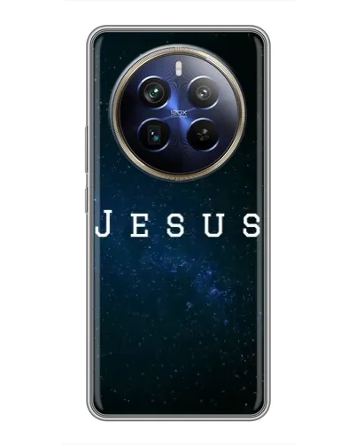 Чехол для Realme 12 Plus с картинкой «Звездное небо Jesus» Чехол для Realme 12 Plus с картинкой «Звездное небо Jesus»