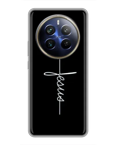 Чехол для Realme 12 Plus с картинкой «Тонкая линия веры» Чехол для Realme 12 Plus с картинкой «Тонкая линия веры»