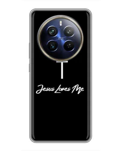 Чехол для Realme 12 Plus с картинкой «Иисус любит тебя» Чехол для Realme 12 Plus с картинкой «Иисус любит тебя»