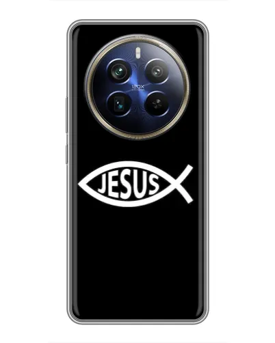 Чехол для Realme 12 Plus с картинкой «Классический Jesus» Чехол для Realme 12 Plus с картинкой «Классический Jesus»