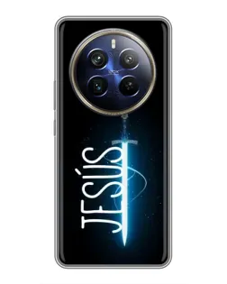 Чехол для Realme 12 Plus с картинкой «Меч Духа Jesus»