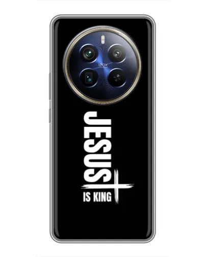 Чехол для Realme 12 Plus с картинкой «Вертикаль веры Jesus» Чехол для Realme 12 Plus с картинкой «Вертикаль веры Jesus»