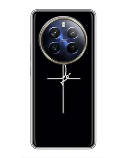Чохол для Realme 12 Plus з картинкою «Тонкий хрест»