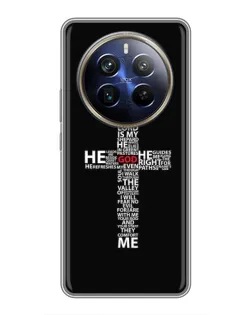 Чохол для Realme 12 Plus з картинкою «Текстовий хрест»