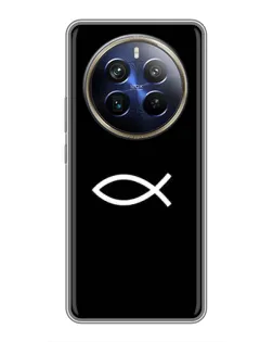 Чохол для Realme 12 Plus з картинкою «Символ риби Jesus»
