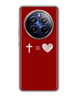 Чохол для Realme 12 Plus з картинкою «Рівняння любові»