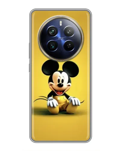 Чохол для Realme 12 Plus з картинкою «Міккі на жовтому»