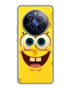 Чохол для Realme 12 Plus з картинкою «Губка Боб посмішка»