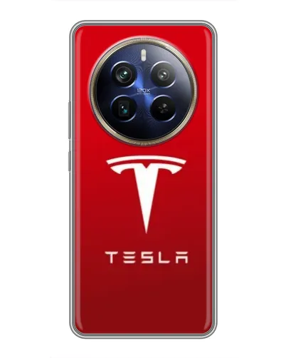 Чехол для Realme 12 Plus с картинкой «Tesla Red Classic»