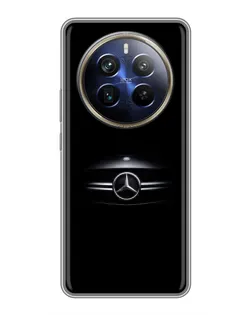 Чехол для Realme 12 Plus с картинкой «Mercedes — абстрактные линии»