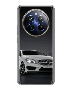 Чехол для Realme 12 Plus с картинкой «Mercedes AMG GT Silver»