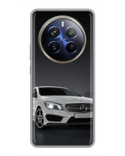 Чехол для Realme 12 Plus с картинкой «Mercedes AMG GT Silver»