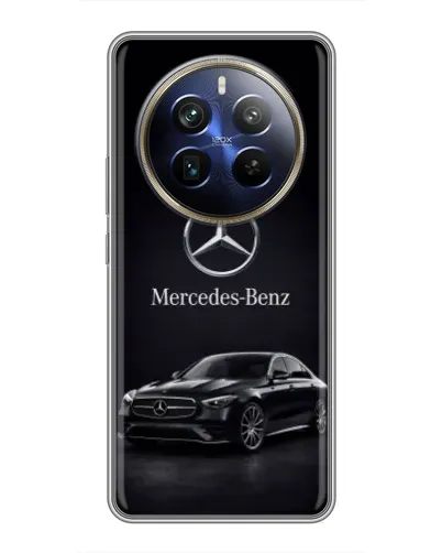 Чехол для Realme 12 Plus с картинкой «Mercedes — решетка радиатора»